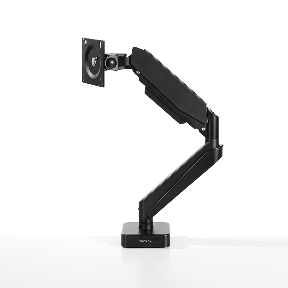 Hexcal Heavy-duty Monitor Arm supports ultrawide monitors up to 49" and 44 lbs, including Samsung Odyssey G9 and LG UltraGear.