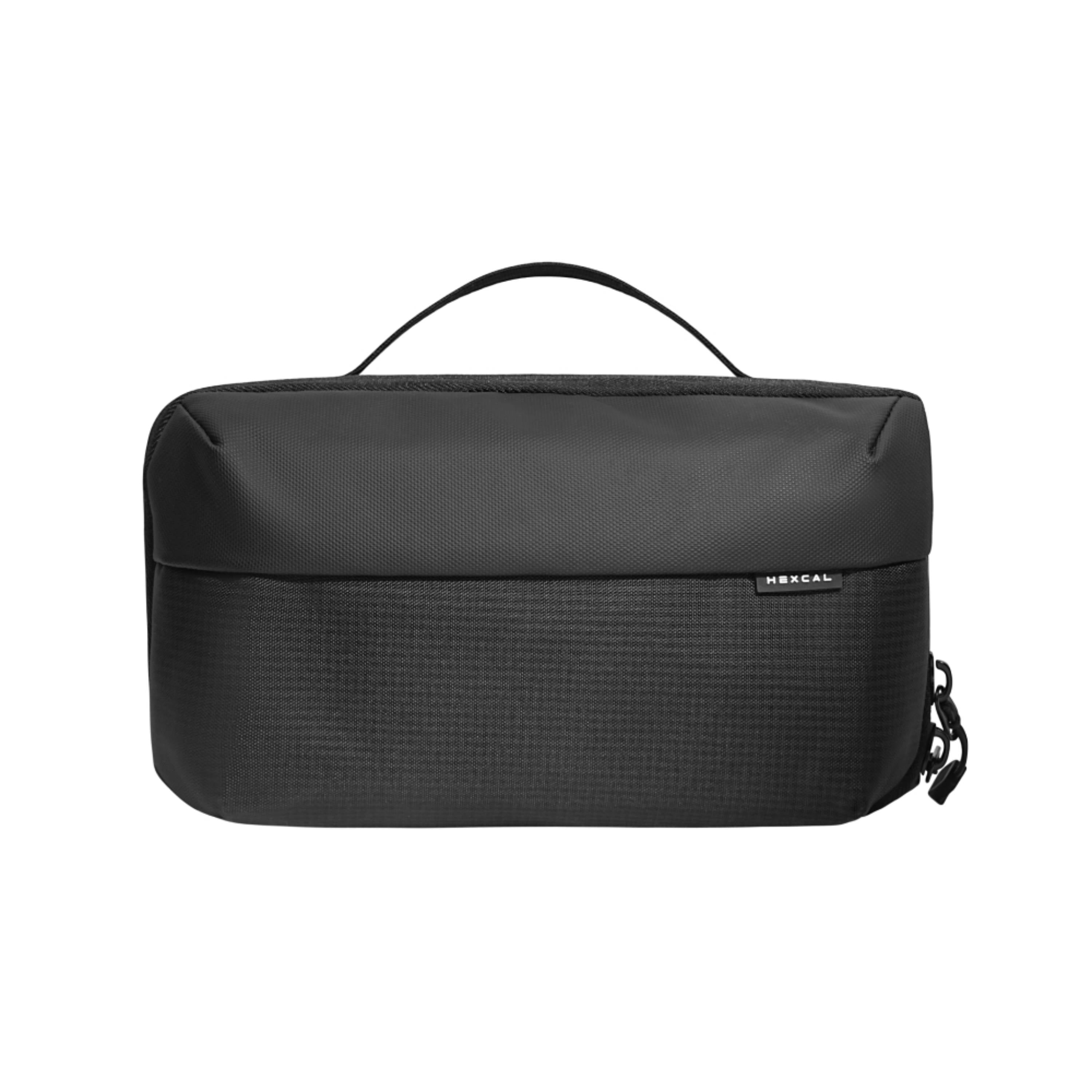 A black tech pouch organization bag from Hexcal.