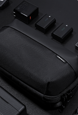 Tech pouch organizes your small tech gadgets and cables in one place.